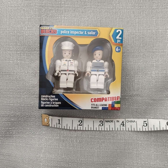 TWO Make it Block Police Inspector and Sailor Sets NEW! - Picture 2 of 5